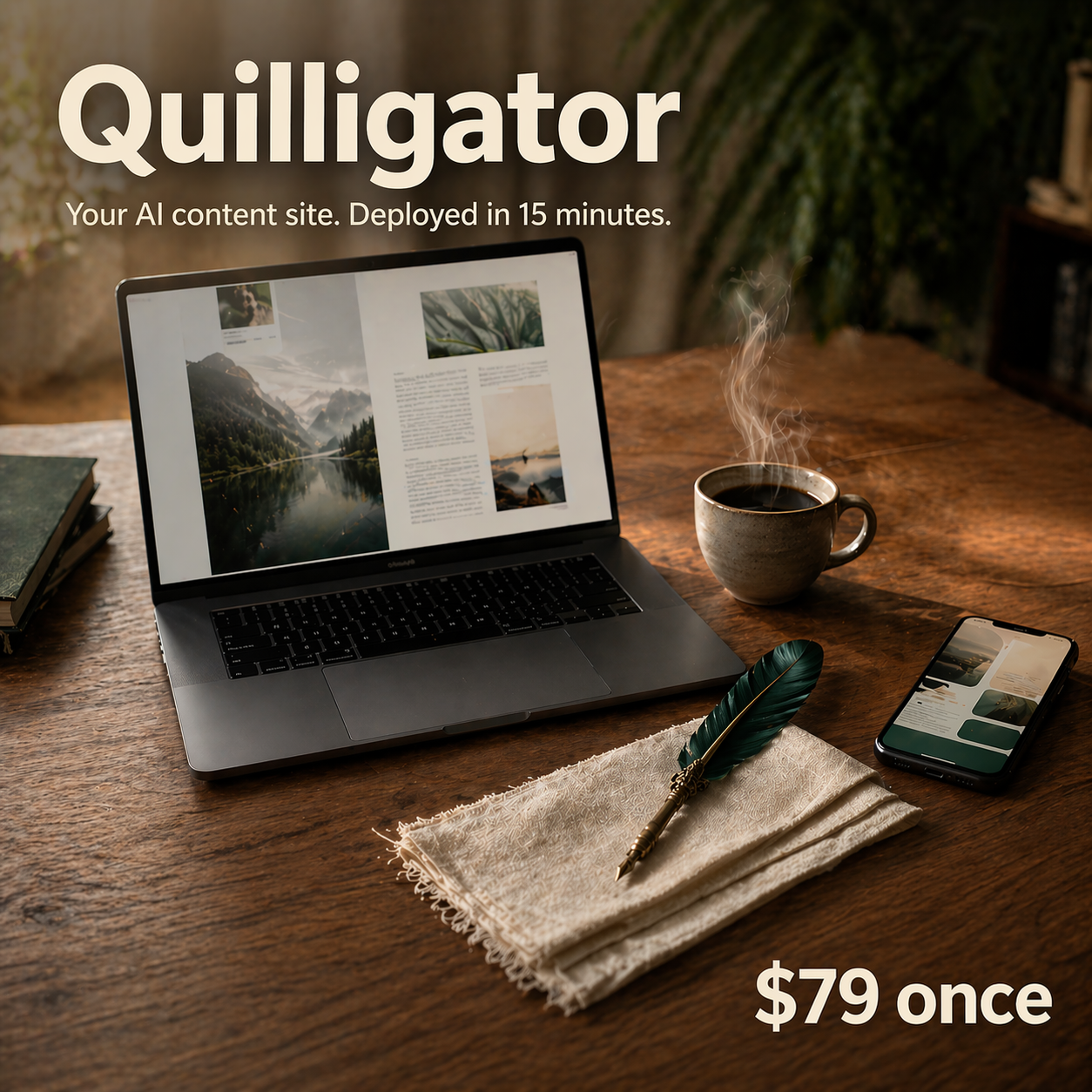 Quilligator square card art used as Pinterest pin and og:image